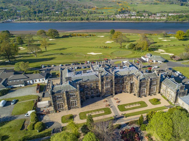 Mar Hall Golf & Spa Resort Bishopton  Bagian luar foto Aerial view of the hotel