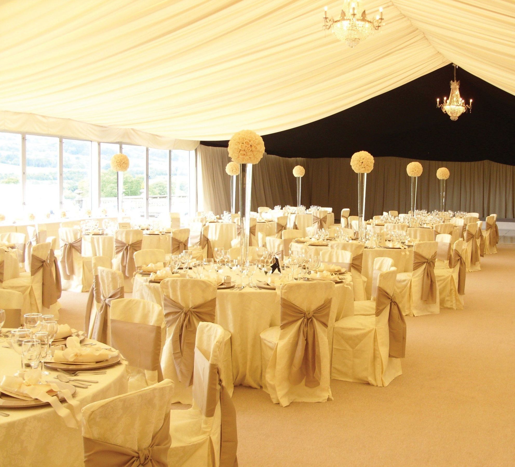 Mar Hall Golf & Spa Resort Bishopton  Restoran foto Marquee interior
